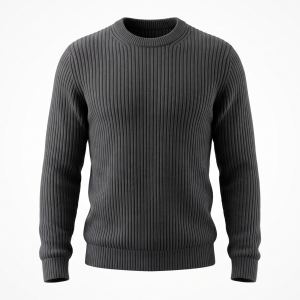 Soft Ribbed Crewneck Sweater